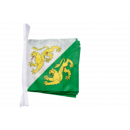 AZ FLAG Schweiz Fahnenkette 4 Meter - 20 Schweizer Flaggen 15x10cm Girlande