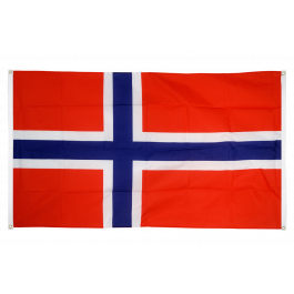 Balkonflagge Norwegen Von Flaggenfritze® – 90x150 Cm, Wetterfest & Mit 4 Ösen