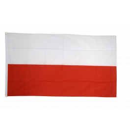 gratis Sticker Flaggenfritze Fahne/Flagge Polen mit Adler polnische Fahne 90 x 150 cm