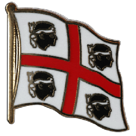 Sardinien Flaggenpin,Anstecker,Flagge,Flag,Pin,Nadel 