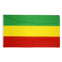 Schweißband Fahne Flagge Äthiopien ohne Wappen Rasta 7x8cm Armband für Sport 