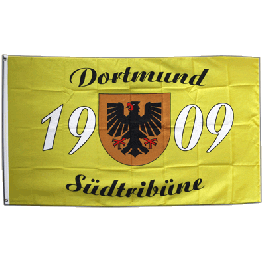 Toppa Dortmund 1909 Sudtribuene, 9x6 Cm, Termoadesiva O Da Cucire, Patch BVB