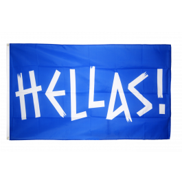 Flaggenfritze Fahne/Flagge Griechenland Hissfertig Mit 2 Ösen, 90 X 150 Cm + Gratis Sticker