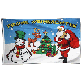 AZ FLAG Weihnachtsflagge – 150x90 Cm, Mit Ösen, 100% Polyester Für Innen & Außen