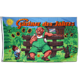 Flagge Fahne Gärtner des Jahres günstig kaufen flaggenfritze.de