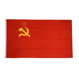 Sowjetunion UdSSR Flagge 250x150 cm wetterfest Fahne Ösen Außen große Hissflagge 