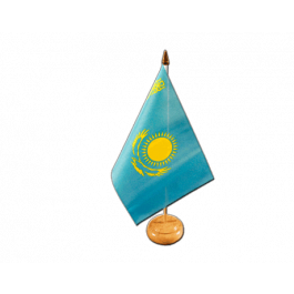 TISCHFLAGGE KASACHSTAN 21x14cm REPUBLIK KASACHSTAN TISCHFAHNE 14 x 21 cm fla TISCHFLAGGE KASACHSTAN 21x14cm REPUBLIK KASACHSTAN TISCHFAHNE 14 x 21 cm fla
