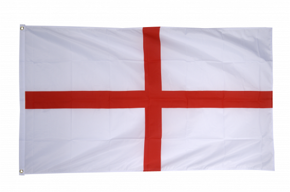 England Flagge St. George Kreuz, 15,2 X 10,2 Cm – Mini-Fahne Auf 25,4 Cm Kunststoff-Stab