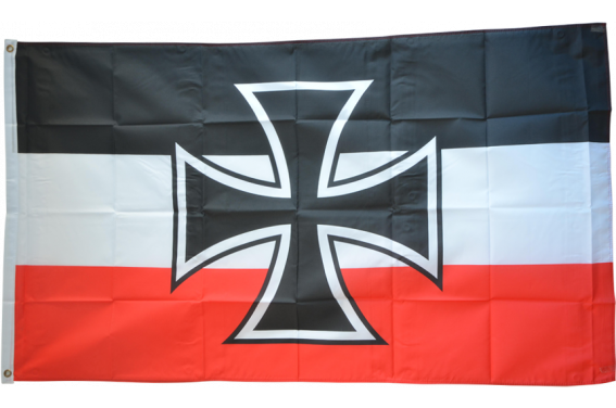 Fahne Flagge Gösch Deutsches Reich 90 x 150 cm 