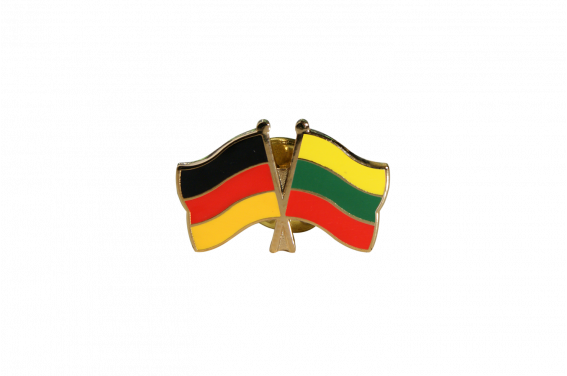 NATO Flaggen Pin Anstecknadel – Deutschland Freundschafts-Pin, 22 Mm, Modernes Design