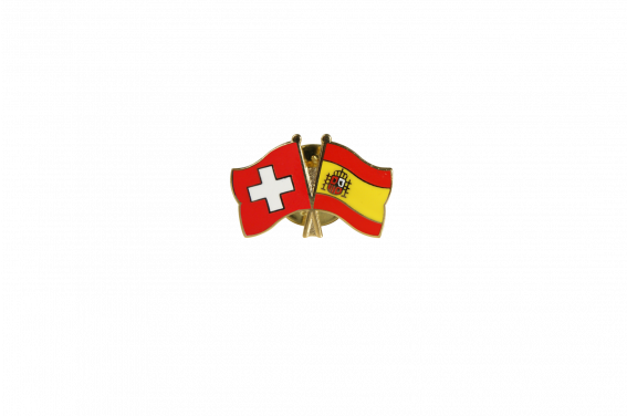 Flaggenfritze Flaggen-Pin Schweiz Vergoldet – Hartemaille, 17x17mm, Filigraner Anstecker Für Sammler & Fans