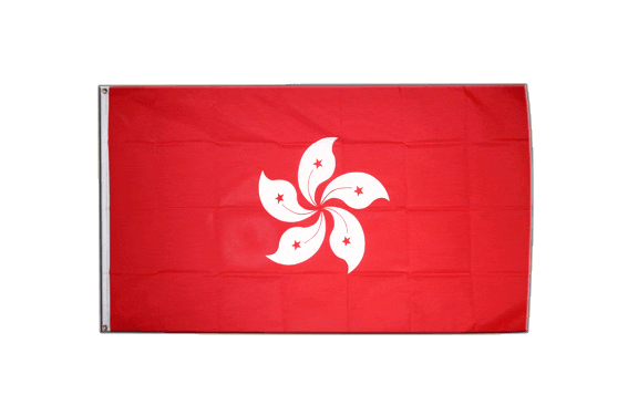 Fahne Flagge Hong Kong 120 x 180 cm Bootsflagge Premiumqualität 