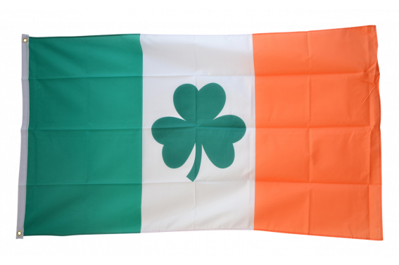 7x8cm Armband für Sport Schweißband Fahne Flagge Irland Shamrock 2er Set 