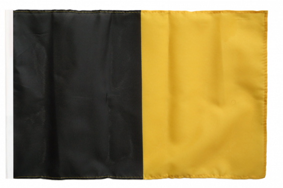 Gelb Bootsfahne Fahne Flagge Bootsflagge Schwarz