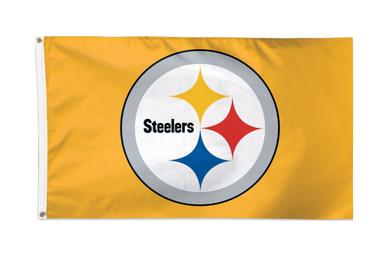 WinCraft Pittsburgh Steelers Hausflaggen-Set – Banner 71x102 Cm & 1,5 M Edelstahlmast