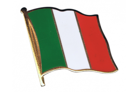 Anstecknadel Pin Abzeichen Metall Mit Zange Papillon Flagge Italien Italienisch