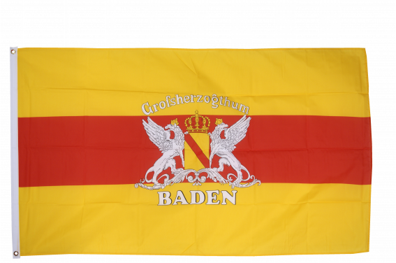 Fahne Großherzogtum Baden Flagge ca Großherzogtums-Flagge 90 x 150 cm 