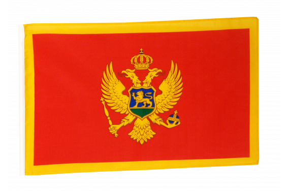Stockflagge Fahne Flagge Montenegro 30 x 45 cm