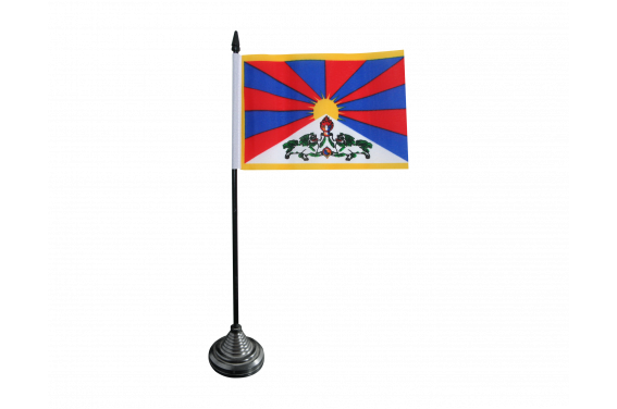 Tischflagge Tibet Tischfahne Fahne Flagge 10 x 15 cm 