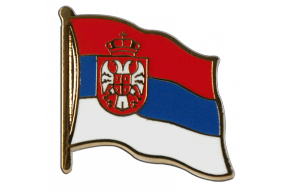 Serbien Flaggenpin,Anstecker,Flagge,Pin,Serbia,Flag