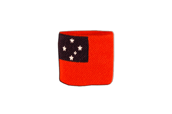 Schweißband Fahne Flagge Samoa 7x8cm Armband für Sport 