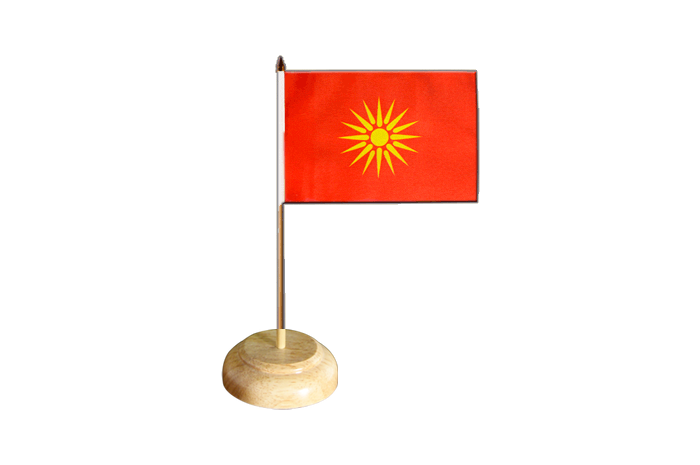 Fahnenkette Flaggenkette Girlande Mazedonien alt 1992-1995 Fahnen Flaggen 15x22c