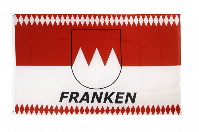 Flaggenfritze/® Tischflagge Deutschland Franken 10x15 cm