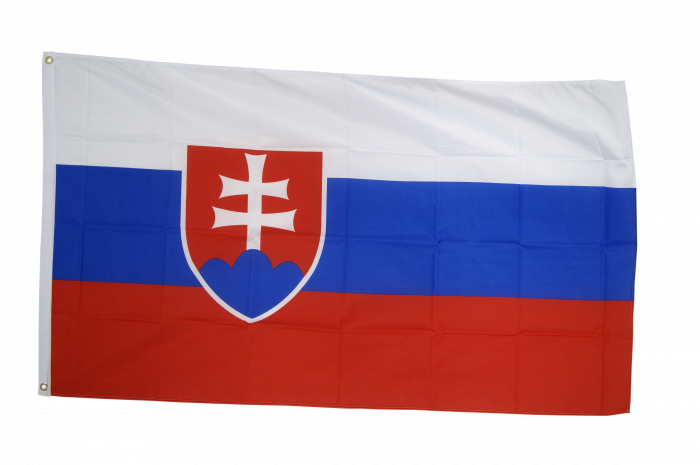 Flaggenfritze® Slowakei Stockflagge 60x90 Cm – Wetterfest & Beidseitig Bedruckt