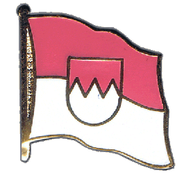 Flaggenfritze/® Tischflagge Deutschland Franken 10x15 cm