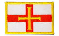 Aufnäher Großbritannien Guernsey - 8 x 6 cm