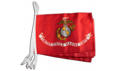 Fahnenkette USA US Marine Corps - 30 x 45 cm