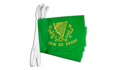 Fahnenkette Irland Erin Go Bragh - 15 x 22 cm