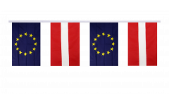 Freundschaftskette Lettland - Europäische Union EU - 15 x 22 cm
