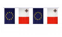 Freundschaftskette Malta - Europäische Union EU - 15 x 22 cm
