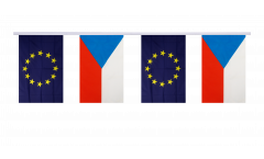 Freundschaftskette Tschechische Republik - Europäische Union EU - 15 x 22 cm