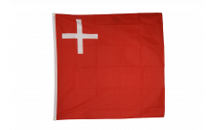 Flagge Schweiz Kanton Schwyz - 120 x 120 cm