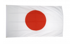 AZ FLAG TISCHFLAGGE Japan 15x10cm goldene splitze flaggen JAPANISCHE TISCHFAHNE 10 x 15 cm 