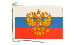 Bootsfahne Russland mit Wappen - 30 x 40 cm
