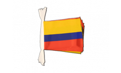 Fahnenkette Kolumbien - 15 x 22 cm