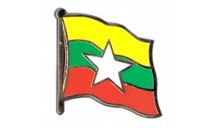Flaggen-Pin Myanmar neu - 2 x 2 cm