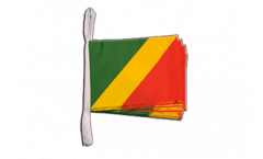 Fahnenkette Kongo - 15 x 22 cm