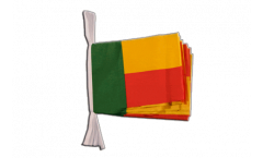 Fahnenkette Benin - 15 x 22 cm