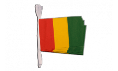 Fahnenkette Guinea - 15 x 22 cm