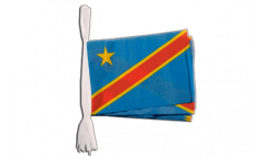 Fahnenkette Demokratische Republik Kongo - 15 x 22 cm