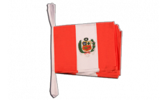 Fahnenkette Peru - 15 x 22 cm
