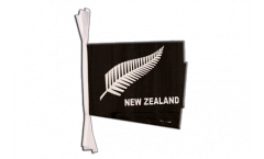 Fahnenkette Neuseeland Feder All Blacks - 15 x 22 cm