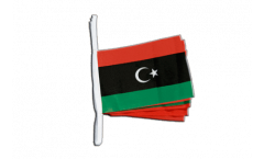 Fahnenkette Libyen - 15 x 22 cm