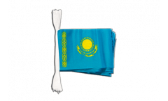 Fahnenkette Kasachstan - 15 x 22 cm