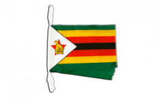 Fahnenkette Simbabwe - 30 x 45 cm