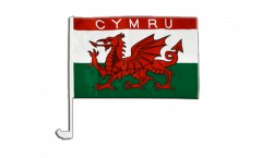Autofahne Wales CYMRU - 30 x 40 cm